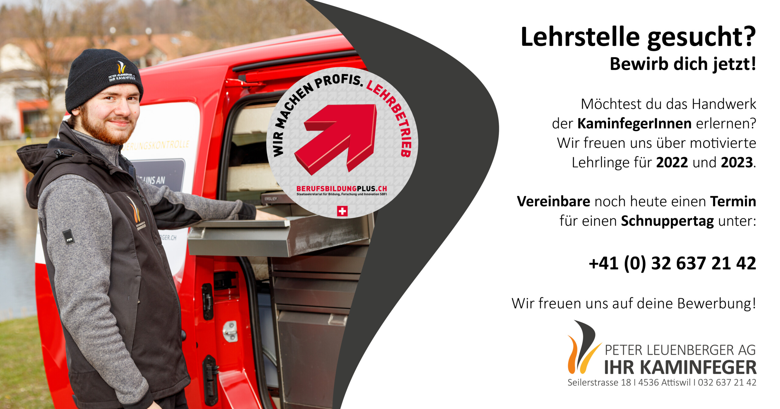 Sven Betschart Lehrling 2021 Sven Betschart Lehrling der Peter Leuenberger AG 2021